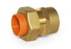 Муфта латунная газовая 20х3/4 внутренняя резьба